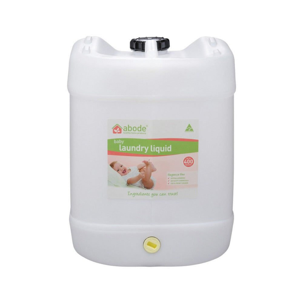 AbodeLaundryLiquid_FrontTop_BabyDrumwithTap15L_media-01_102449d1-6e6c-4c21-8b02-69a711aa70be