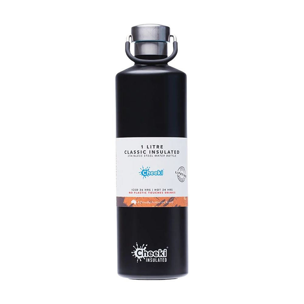 CHEEKI_Stainless_Steel_Bottle_Insulated_1L_Black